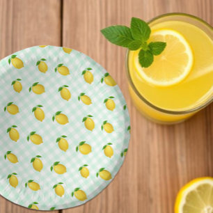 Lemon Citrus Summer Birthday Paper Bowls