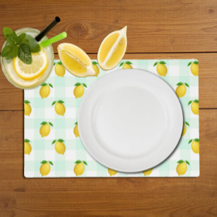 Lemon Citrus Summer Birthday Placemat