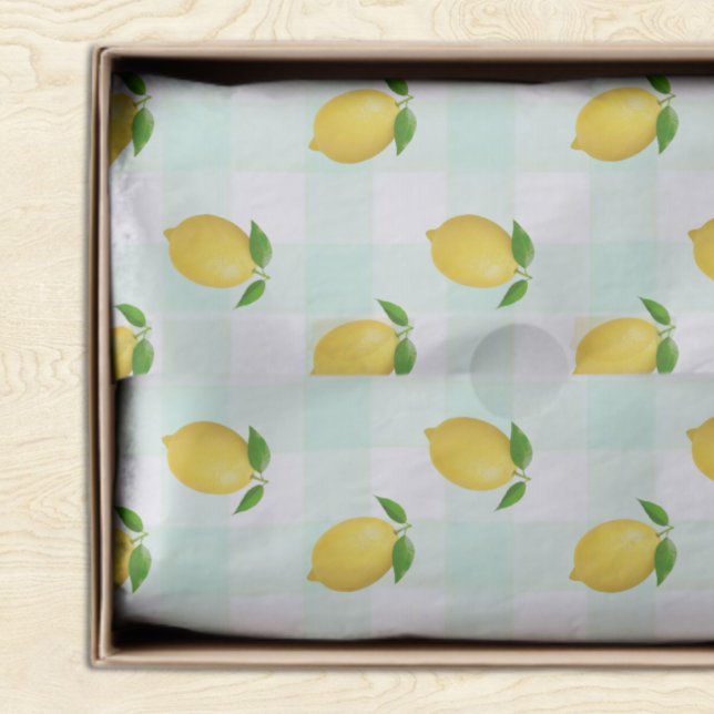 Lemon Citrus Summer Birthday Tissue Paper (Creator Uploaded)