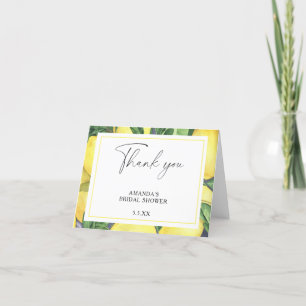 Lemon Citrus - Wedding Thank You Card