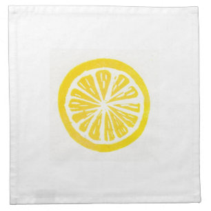 Lemon Cocktail Napkins