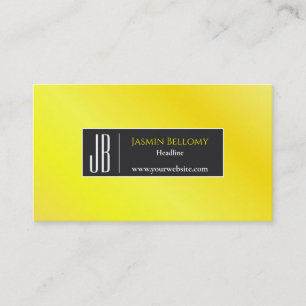 Lemon Color Business Card
