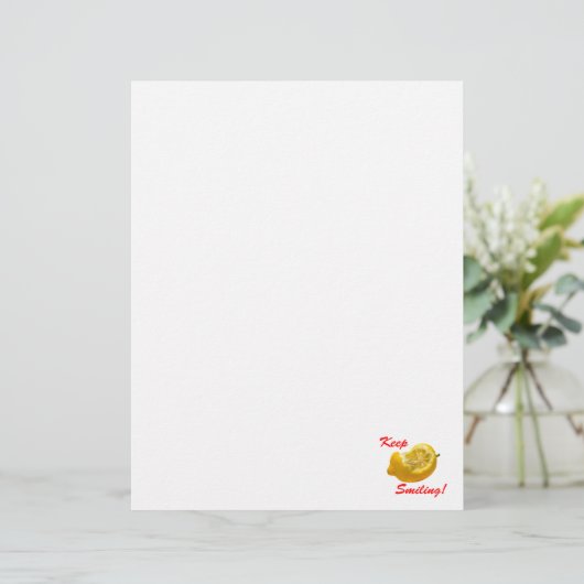 Lemon composition Keep Smiling! (Standing Front)