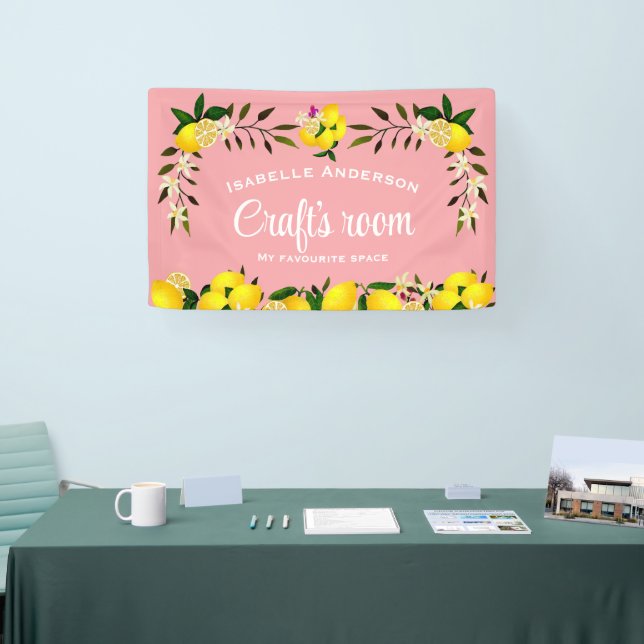 Lemon Craft Peach Banner (Tradeshow)