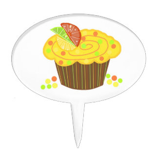 Lemon Cupcake Cake Topper