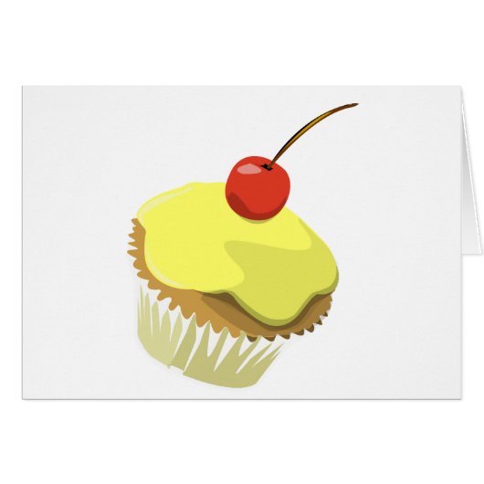 Lemon cupcake w/ Cherry cupcake template products (Front Horizontal)