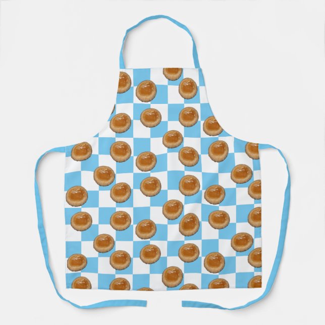 Lemon Curd Kolaches on Checks apron (Front)