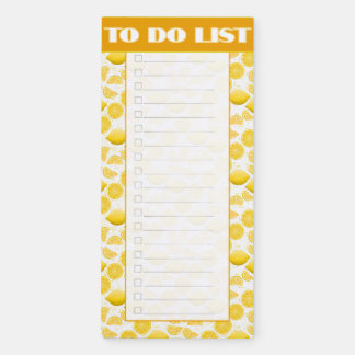 Lemon Dash To do list Magnetic Notepad