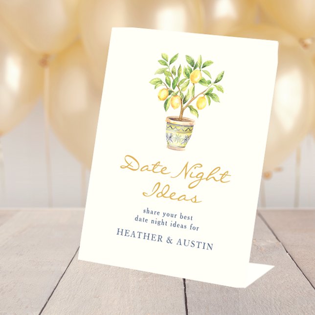 Lemon Date Night Sign (Lemon Date Night Sign
)