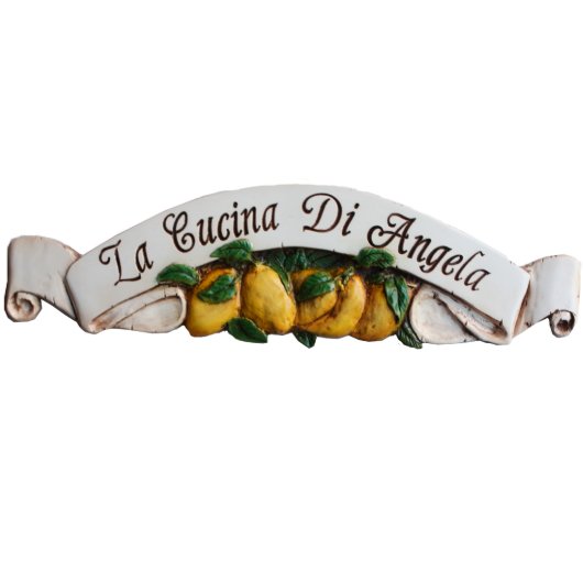 Lemon Decor Custom Door Topper Sign (Front)