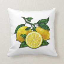 Lemon Decorative Pillow