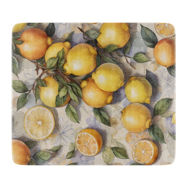 Lemon Delight Cutting Board (Front)