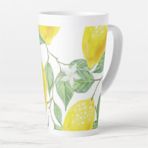 Lemon Design Latte Mug