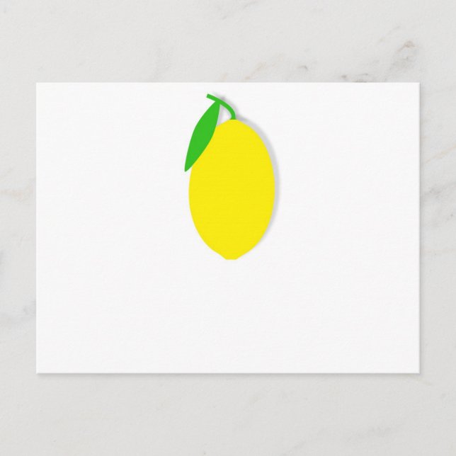 lemon design postcard (Front)