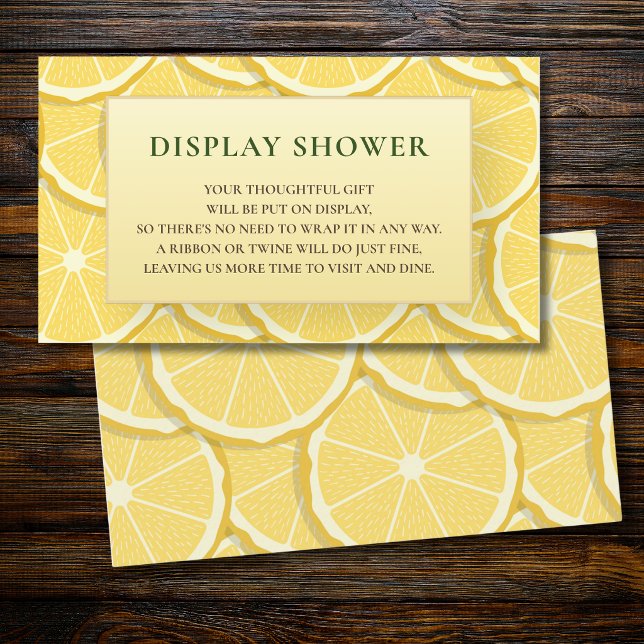 Lemon Display Shower Bridal Shower Insert (Creator Uploaded)