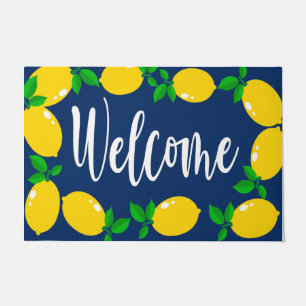 Lemon Doormat, Custom Doormat, Personalized Doormat