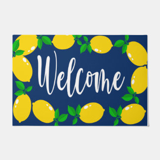 Lemon Doormat, Custom Doormat, Personalized Doormat