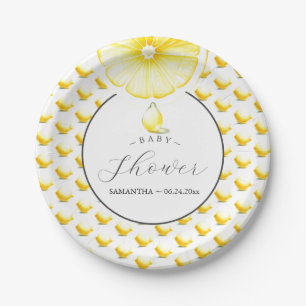 Lemon Drop Baby Shower Decorations Paper Plates