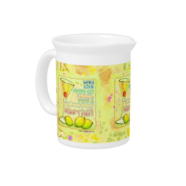 LEMON DROP Cocktail PITCHER (Left)