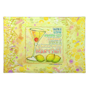 LEMON DROP MARTINI PLACEMAT
