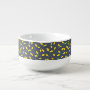 Lemon Drop Pattern Soup Bowl