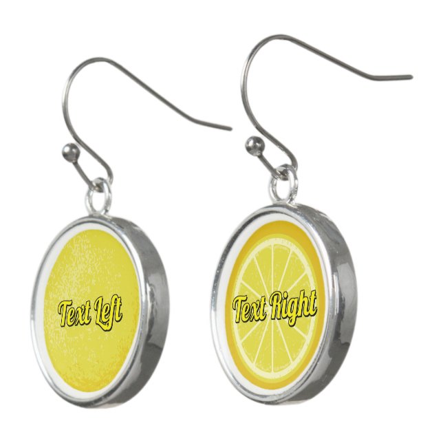 Lemon Earrings (Angled)