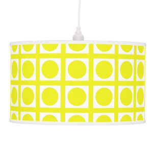 Lemon Elegant Grid Dots Ceiling Lamp