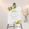Lemon Elegant Modern Welcome Bridal Shower 
