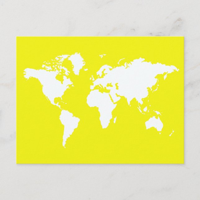 Lemon Elegant World Postcard (Front)