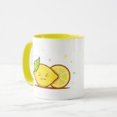 Lemon Emoji Mug (Front Left)