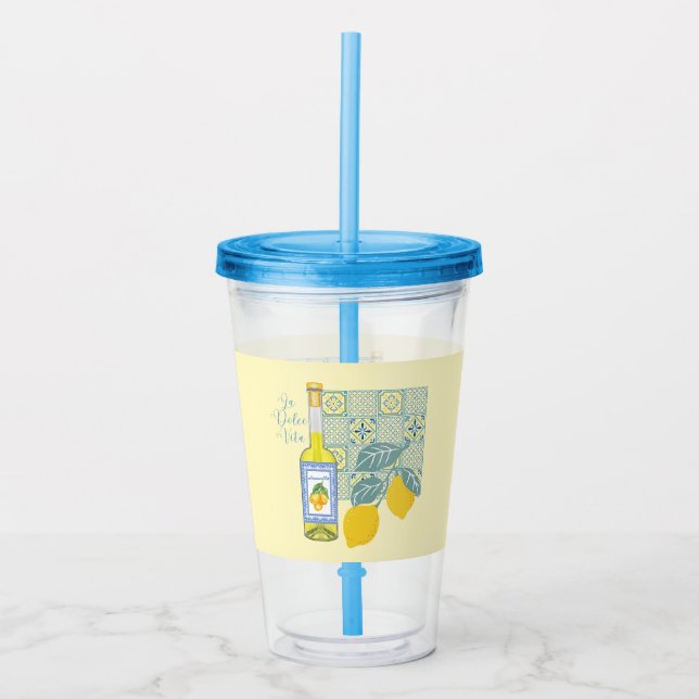 Lemon Farm Retro Acrylic Tumbler (Front)