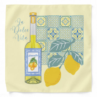 Lemon Farm Retro Bandana