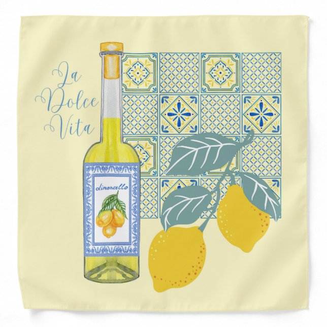 Lemon Farm Retro Bandana (Front)