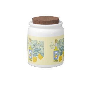 Lemon Farm Retro Candy Jar