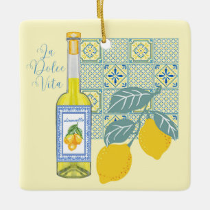 Lemon Farm Retro Ceramic Ornament