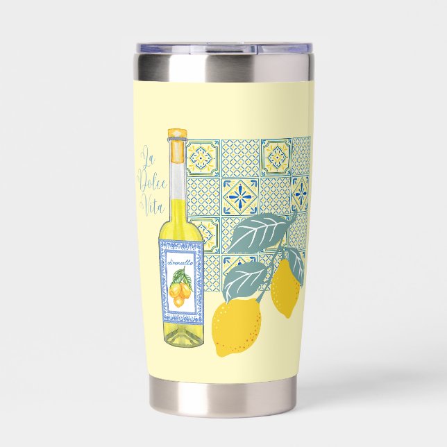 Lemon Farm Retro Insulated Tumbler (Front)