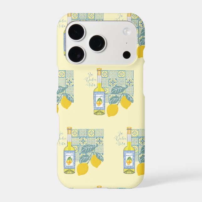 Lemon Farm Retro iPhone Case (Back)