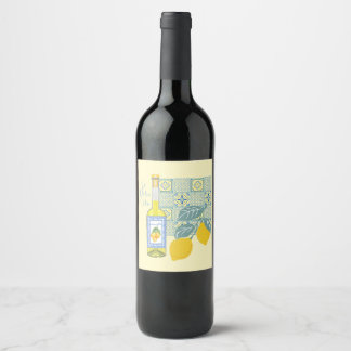 Lemon Farm Retro Wine Label