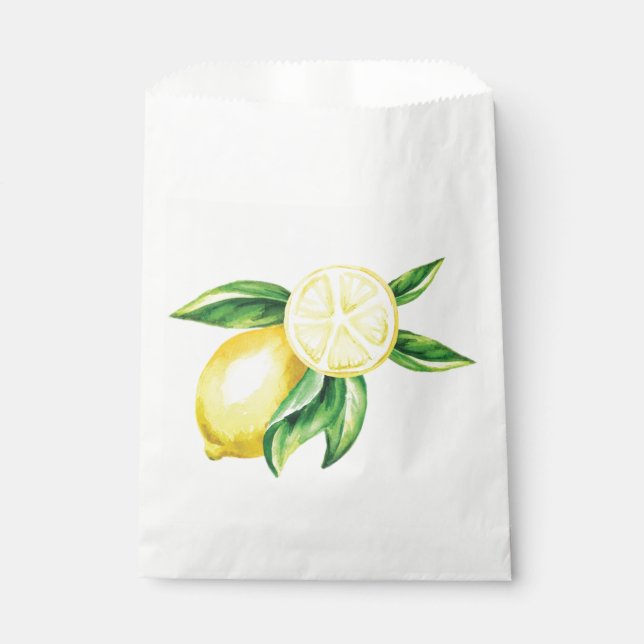 Lemon Favor Bag (Front)