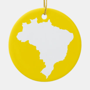 Lemon Festive Brazil at Emporio Moffa Ceramic Ornament