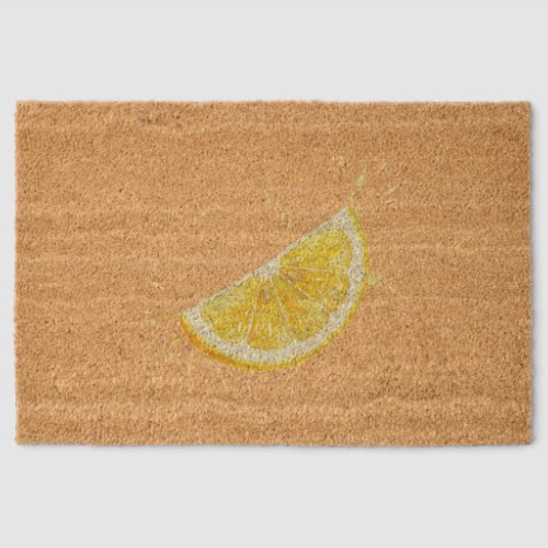 Lemon Fiber Doormat