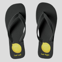 Lemon Flip Flops