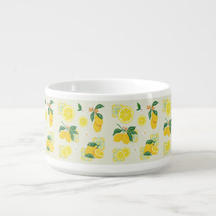 Lemon Floral Bowl