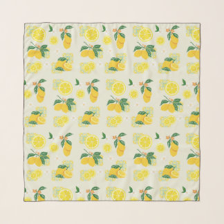 Lemon Floral Scarf