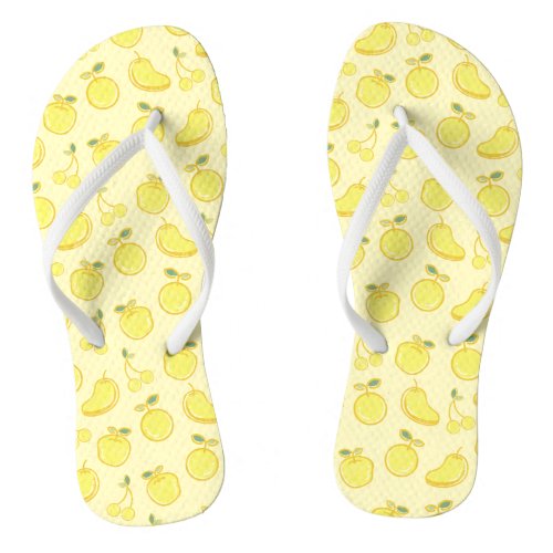 LEMON FRESH GOODNESS FLIP FLOPS