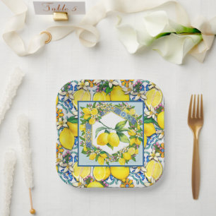 Lemon Fresh Paper Plates