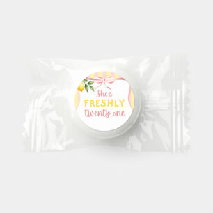 Lemon Freshly 21 Pink Lemonade Birthday Party Life Saver® Mints