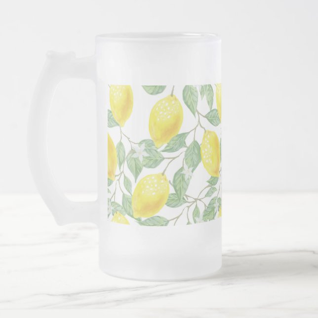 Lemon Frosted Mug (Left)