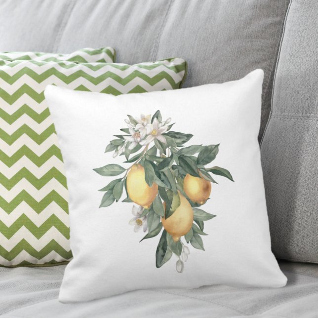Lemon Fruit 20"x20" Fashion Throw Pillow (Creator Uploaded)