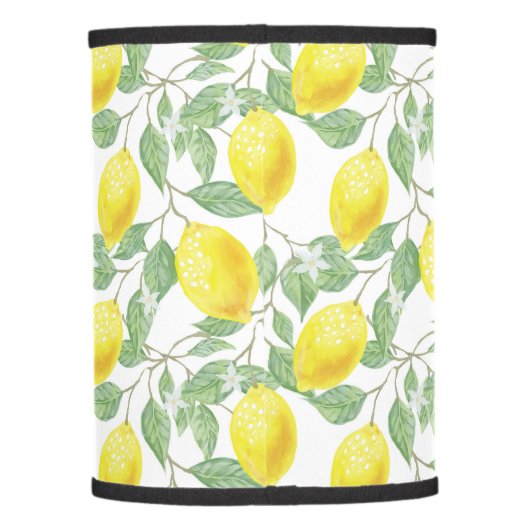 Lemon Fruit Citrus Trendy Lamp Shade (Back)